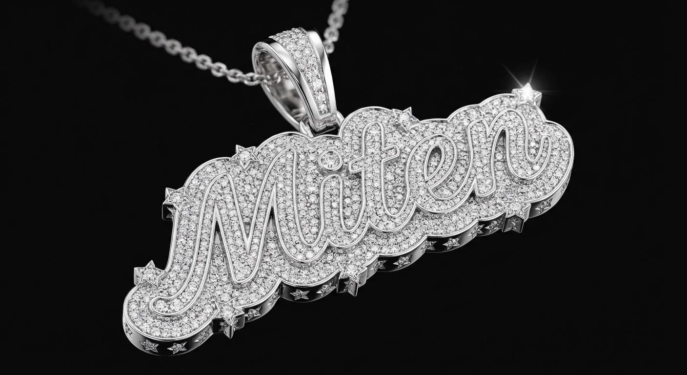 Mitten Name Pendant