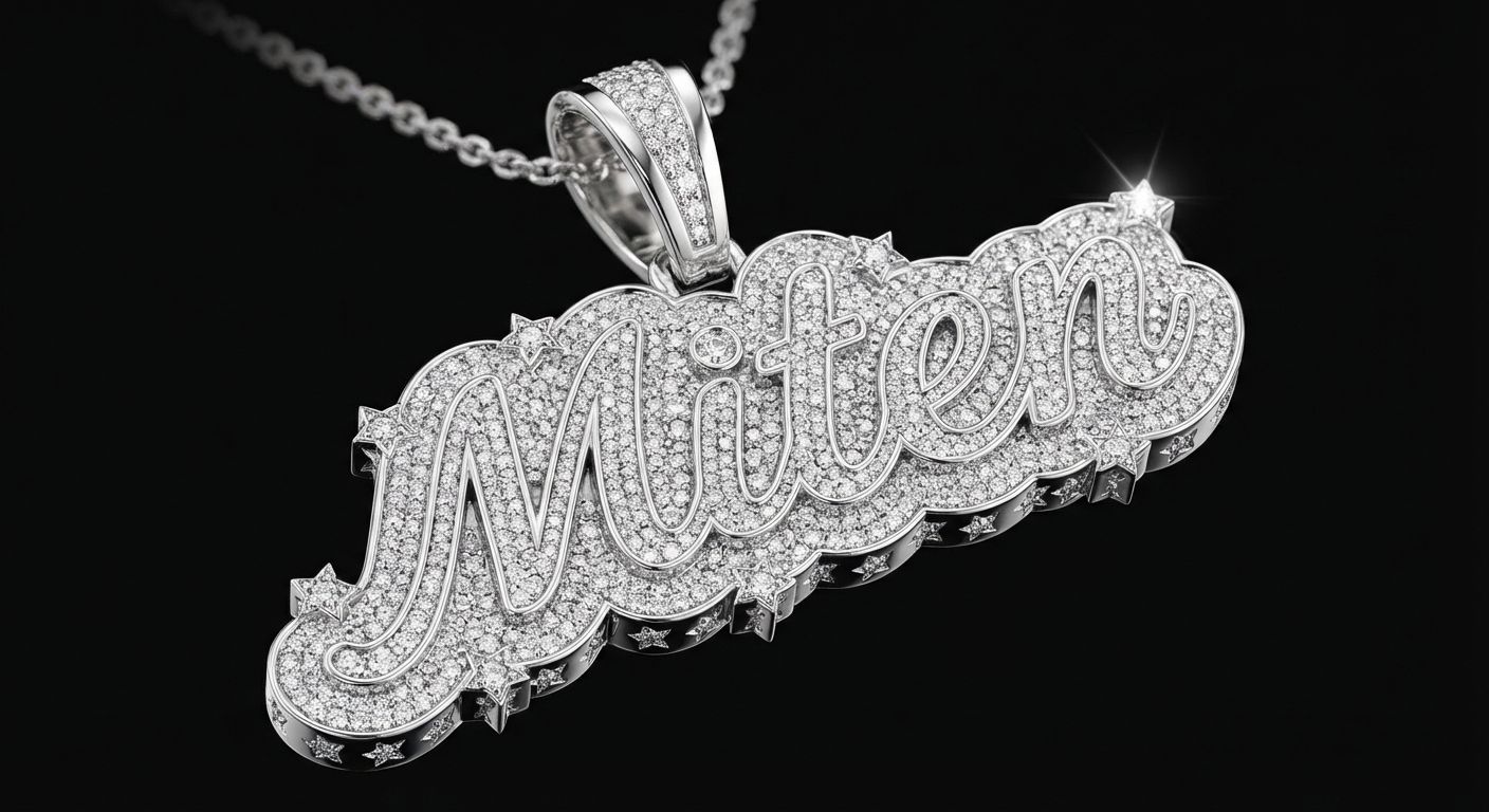 Mitten Name Pendant