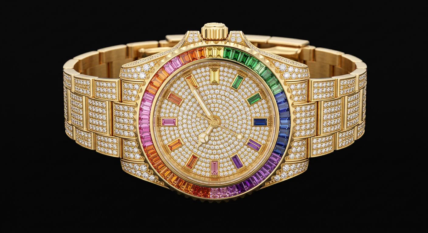Rainbow Diamond Watch