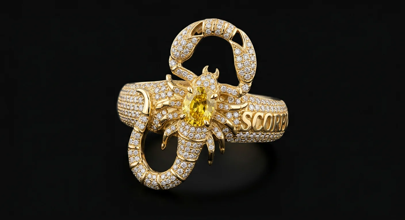 Scorpio Signet Ring